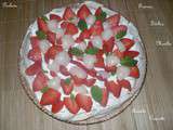 Pavlova Fraises, Litchis, Menthe