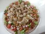 Salade de poulet et amandes