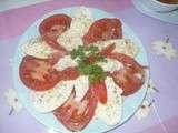 Salade tomates mozzarella