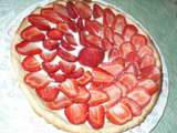 Tarte aux fraises saveurs amande