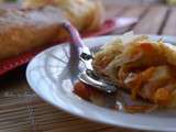 Strudel rapide aux fruits jaunes, abricots et nectarines