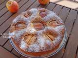 Sunken German Apple Cake