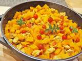 Tajine de Poulet et Butternut (courge)