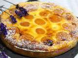 Tarte abricot, fromage blanc et lavande