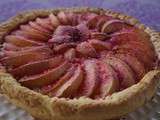 Tarte Nectarines, Noix de Coco et Pralines