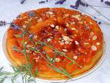 Tatin abricots lavande et amandes