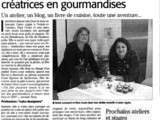 Atelier des Gourmandises aujourd'hui sur  Midi Libre 