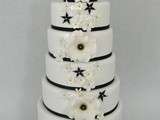 Wedding cake noir et blanc