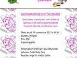 Atelier culinaire - gourmandises de decembre - lixhe