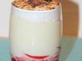 Verrine framboise citron