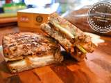 Express: Grilled cheese aux pommes et confit d’oignons