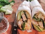 Wrap au poulet tex mex et avocats