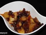 Chutney pommes et raisins secs