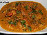 Curry de crevettes au lait de coco