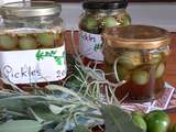 Pickles de tomates vertes