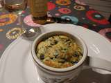 Soufflé aux herbes et escargots