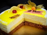 Entremet chocolat blanc-Insert citron