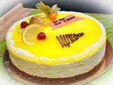 Entremet chocolat blanc-Insert citron