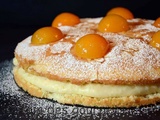 Gâteau à la crème et aux fruits