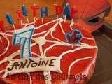 Gateau Spiderman