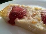 Clafoutis fraises coco