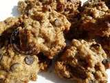 Cookies aux flocons d'avoine et pepites de chocolat