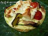 Flans courgettes basilic