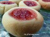 Sables a la confiture de framboises