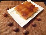 Gâteau renversé aux pommes, caramel, et noisettes