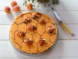 Ruche aux abeilles {Tarte au curd abricots}