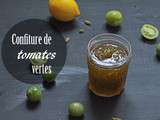 Confiture de tomates vertes à la cardamome