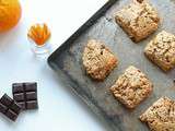 Scones au chocolat et aux zestes d’orange