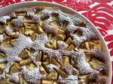 Clafoutis aux pommes et poudre d’amandes