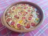 Clafoutis de légumes d’été à la feta