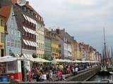 Copenhague, un buffet de harengs à Nyhavn