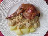 Lapin sauce moutarde aux champignons