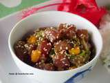 Poke bowl au thon rouge et algues japonaises