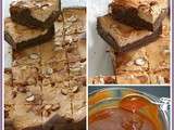 Brownie marbré au caramel au beurre salé