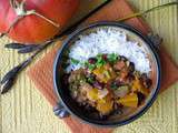 Casserole de haricots rouges et de courge d'hiver