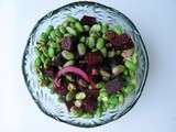 Salade de betteraves, d'edamame et de pistaches