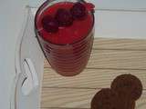 Smoothie aux framboises