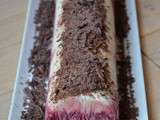 Bûche glacée façon forêt noire {adaptation d’une recette de Pierre Hermé}