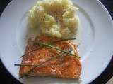 Filet de haddock poché et écrasé de pommes de terre