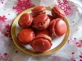 Macarons à la crème de marrons et marrons glacé {recettes de Noël 1}