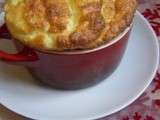 Soufflé aux pommes de terre truffé