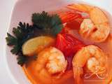 Tom Yam aux crevettes