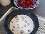 Clafoutis cerises et pistaches