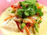 Curry vert de cabillaud Thaïlandais