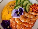 Du Poke-Bowl aux crevettes et à la mangue