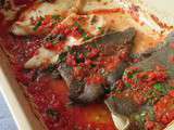 Filets de Barbue tomate & basilic